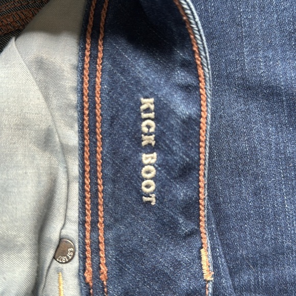 American Eagle Outfitters Blue Straight Jeans Timeless Design - Picture 4 of 5